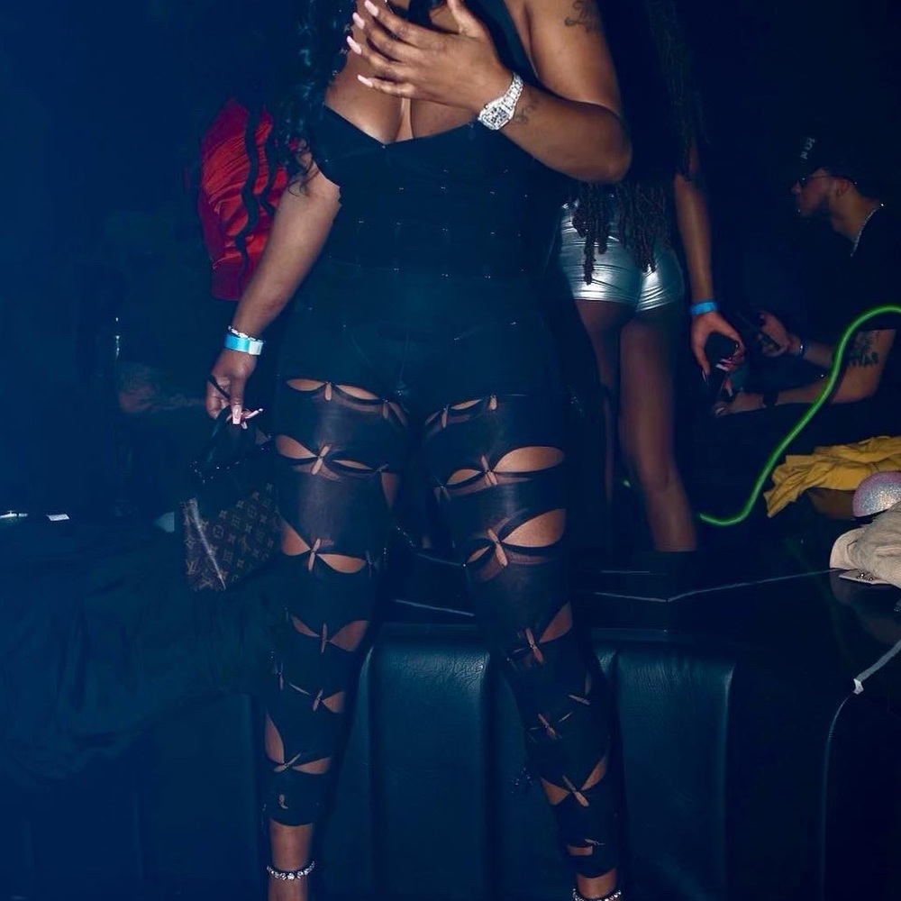 Andre DNA all black cut out one piece. Custom made piece on sale now worn once